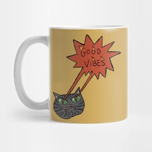 Bad Vibes Cat Mug